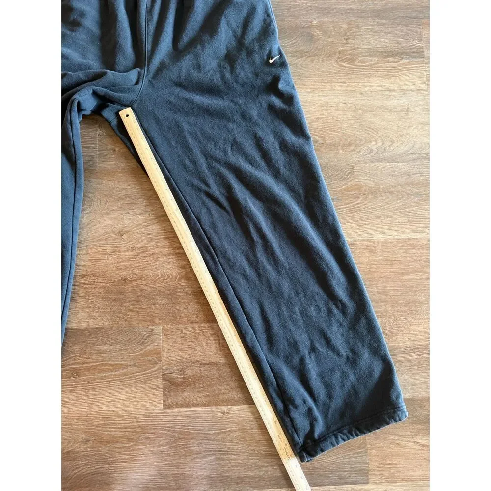 Nike Black Fleece Sweatpants XXL Relaxed Fit Drawstring Joggers